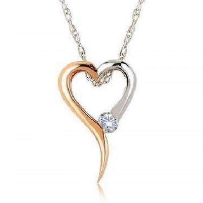 Budapesta Necklace 14K White Gold with 0.02 Carat Diamond Sandra Ferretti Budapesta Necklace 14K White Gold with 0.02 Carat Diamond Sandra Ferretti