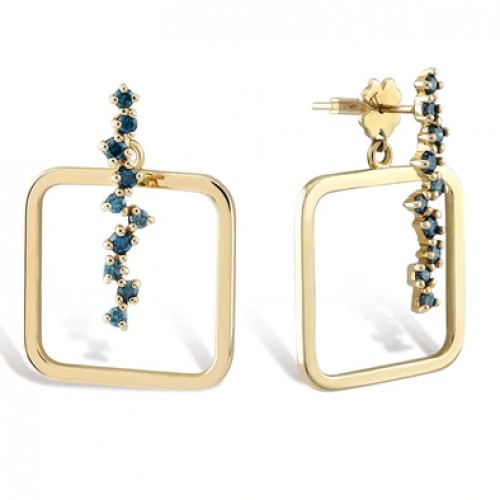 Luciana Earrings 14K Yellow Gold Sandra Ferretti