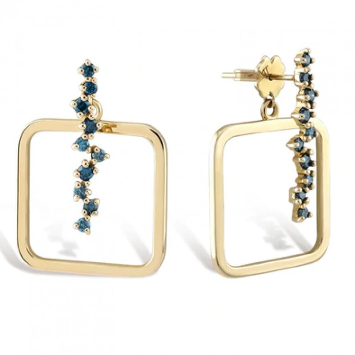 Luciana Earrings 14K Yellow Gold Sandra Ferretti