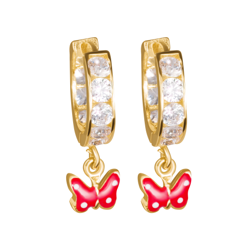 Arienne Earrings For Children 14K Yellow Gold Sandra Ferretti Arienne Earrings For Children 14K Yellow Gold Sandra Ferretti