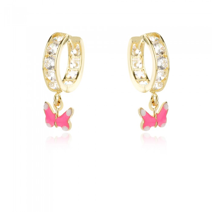 Aurore Earrings For Children 14K Yellow Gold Sandra Ferretti