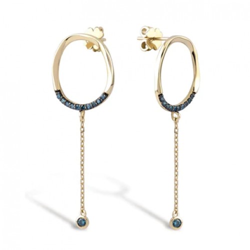 Ascoli Earrings 14K Yellow Gold Sandra Ferretti