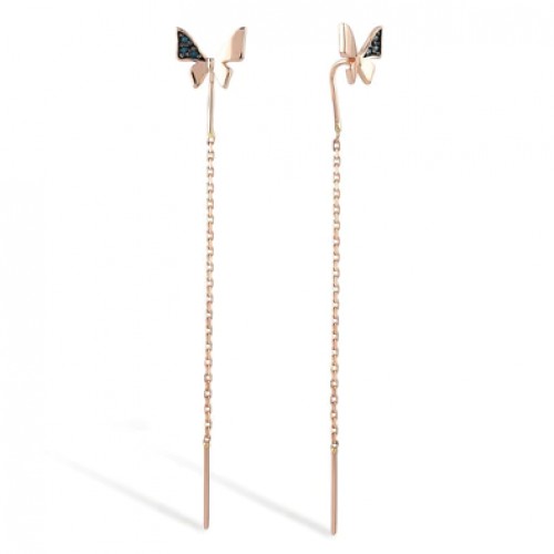 Bergamo Earrings 14K Rose Gold Sandra Ferretti Bergamo Earrings 14K Rose Gold Sandra Ferretti