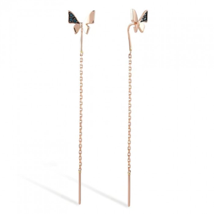 Bergamo Earrings 14K Rose Gold Sandra Ferretti Bergamo Earrings 14K Rose Gold Sandra Ferretti