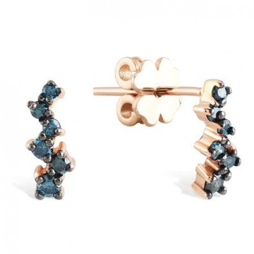 Ancona Earrings 14K Rose Gold Sandra Ferretti
