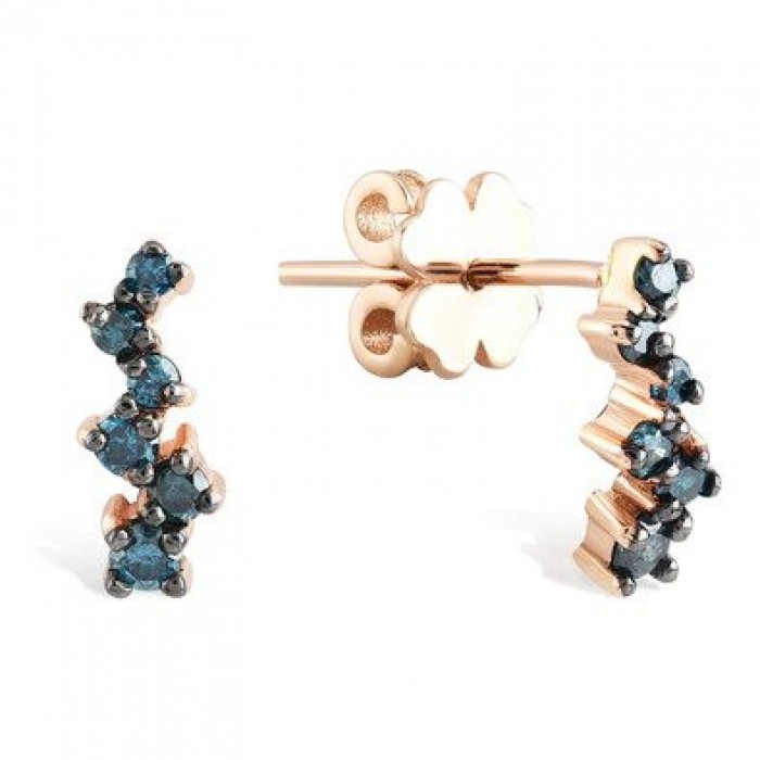 Ancona Earrings 14K Rose Gold Sandra Ferretti